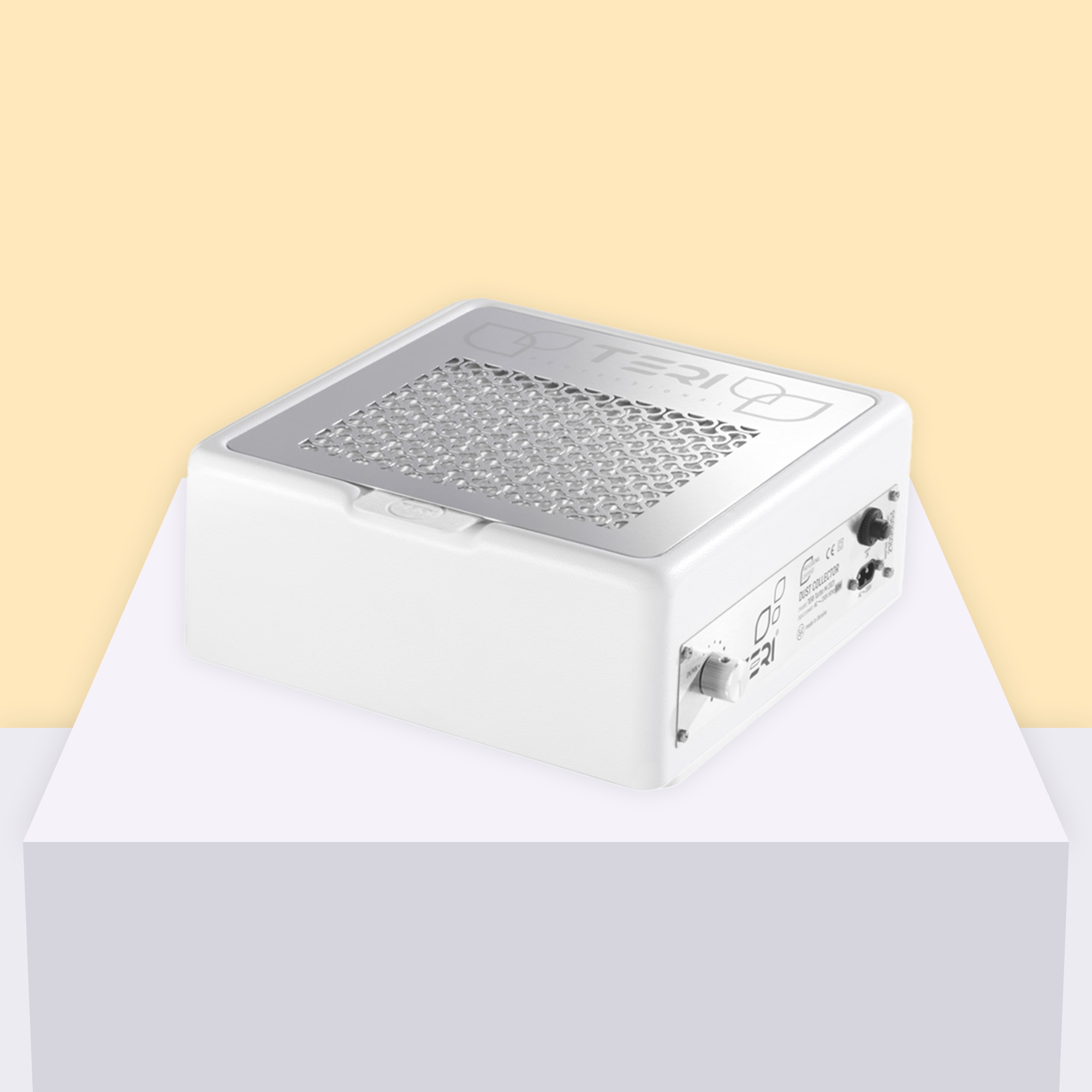 Teri Turbo M (Bianco,  Maglia Argentata) – Collettore di Polvere Portatile